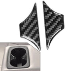 2X Rear Armrest Cup Holder Trim for Kia Stinger (2018–2023)