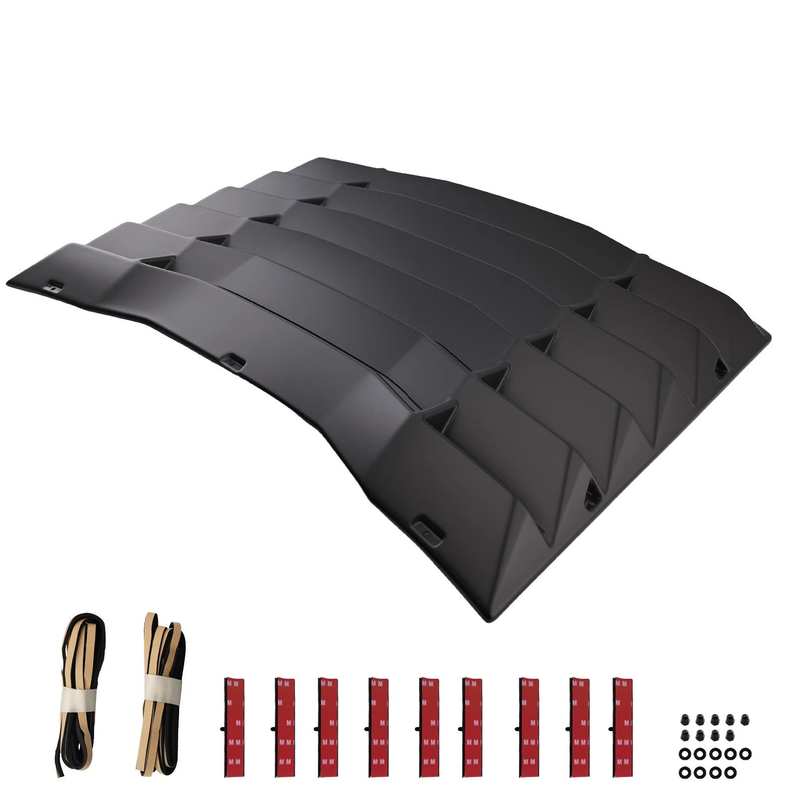 Rear Windshield Louver for Camaro (2016–2024) Matte Black Plastic Cover
