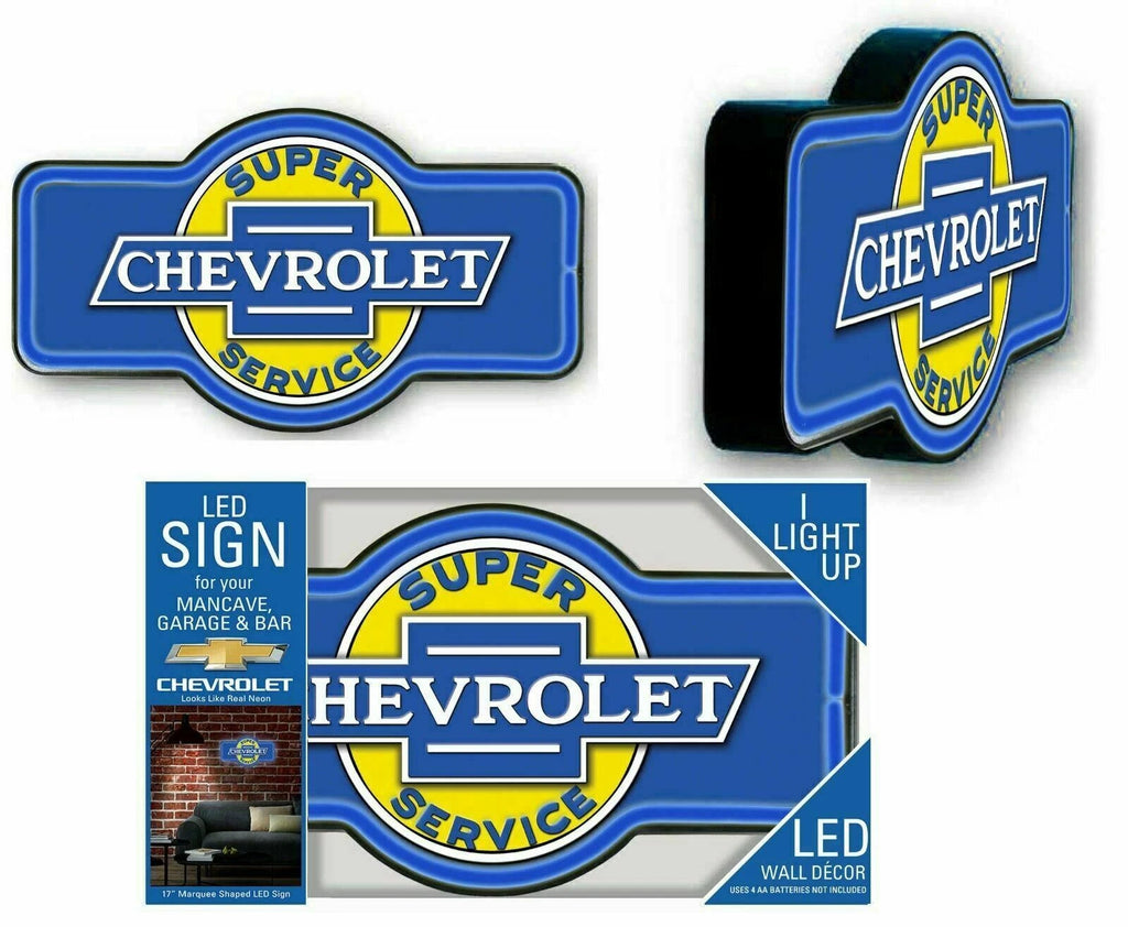 LED Marquee Sign for Chevrolet Super Service (17")