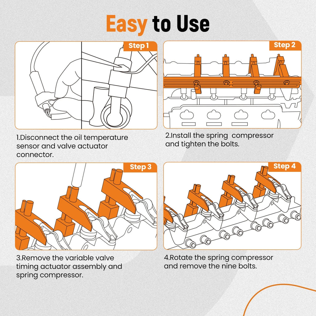 Engine Actuator Spring Compressor Tool for Fiat MultiAir (2012-2019)