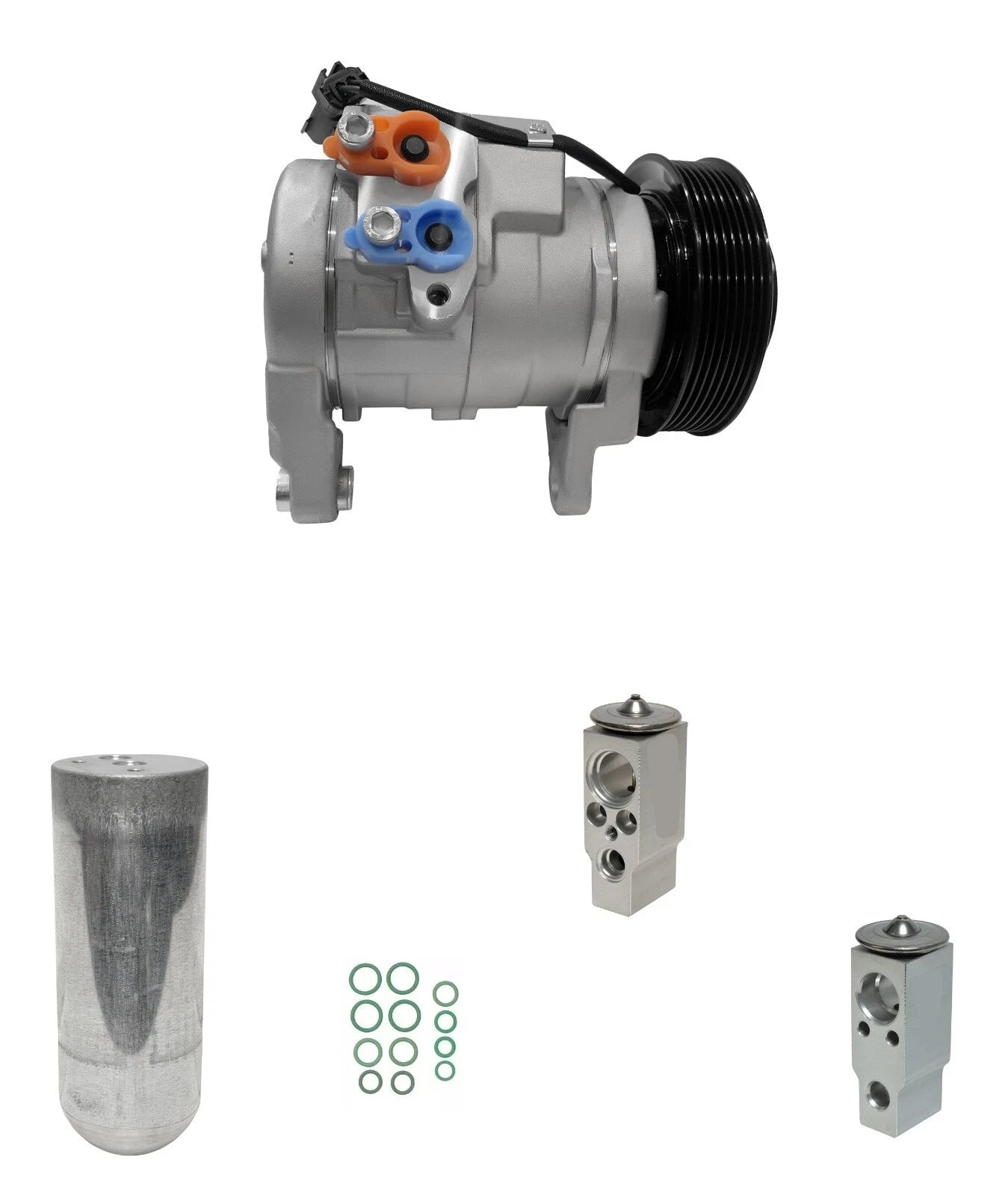 A/C Compressor Kit for Dodge Durango 5.7L (2008–2009) With Rear