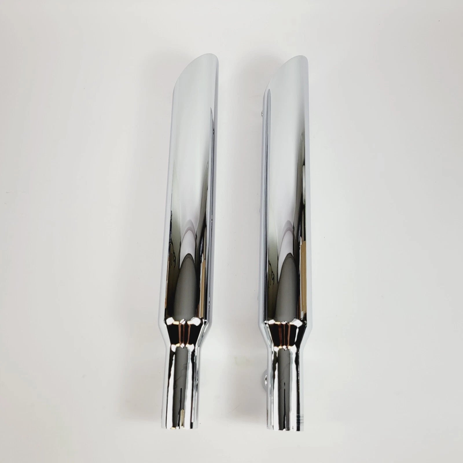 3" Slip On Mufflers 2" Baffle Chrome Slash Down for Harley Softail (2000–2006)