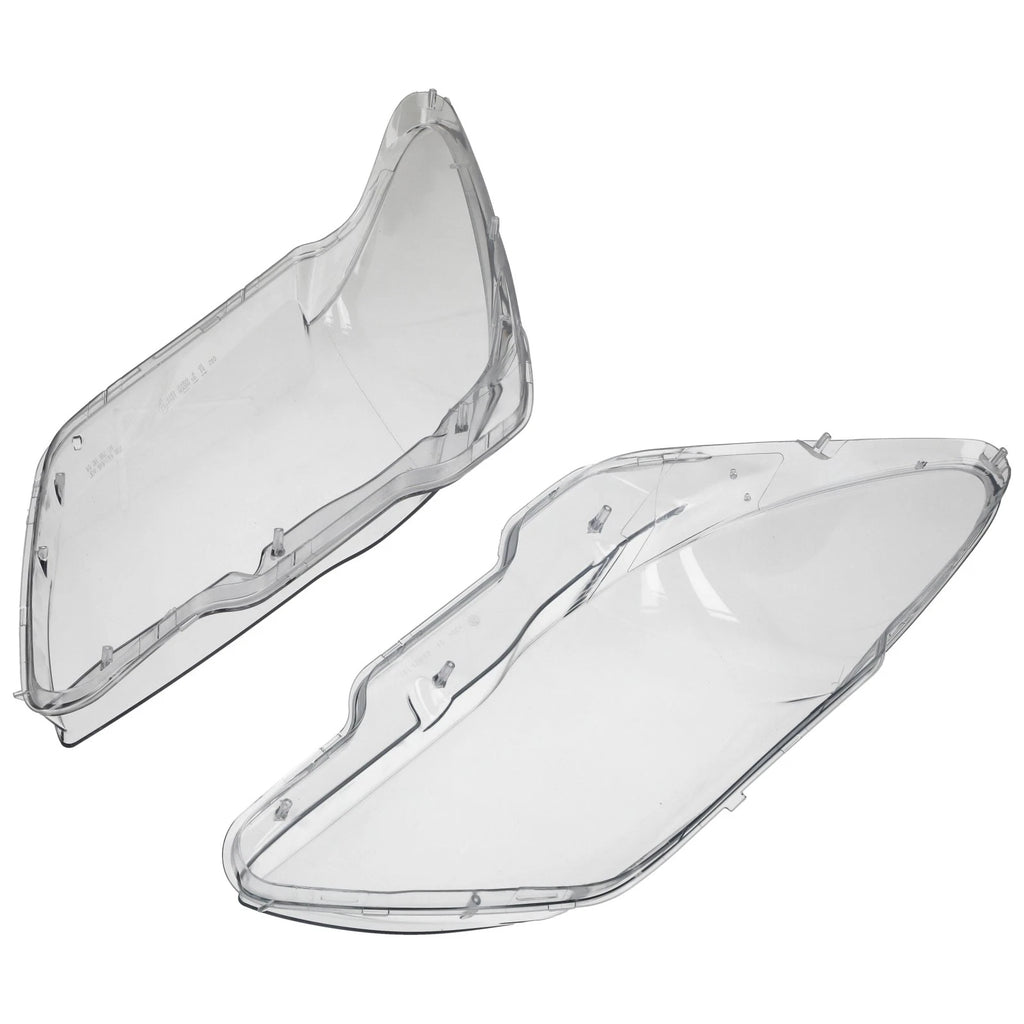 Front Headlamp Lens Covers Pair for BMW E66 7-Series (2005–2008) Clear