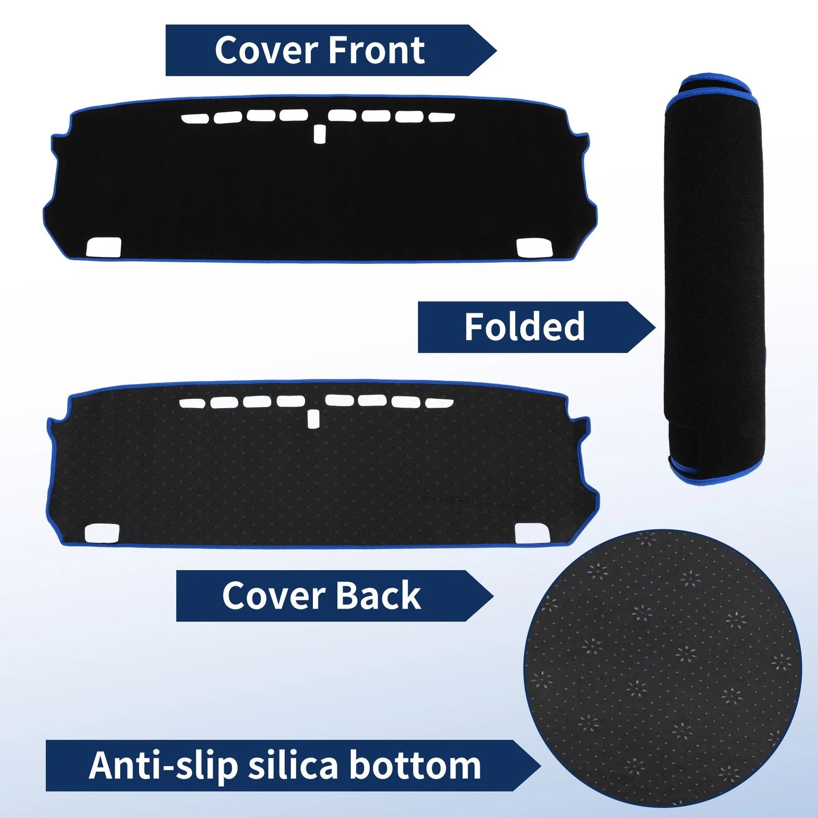 Dash Cover for Honda Fit (2007–2020) GR1/GR2/GR3/GR4/GR5/GR6 Polyester