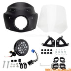 15" Clear Windshield + LED Headlight for HD Low Rider S FXLRS (2021-2023)