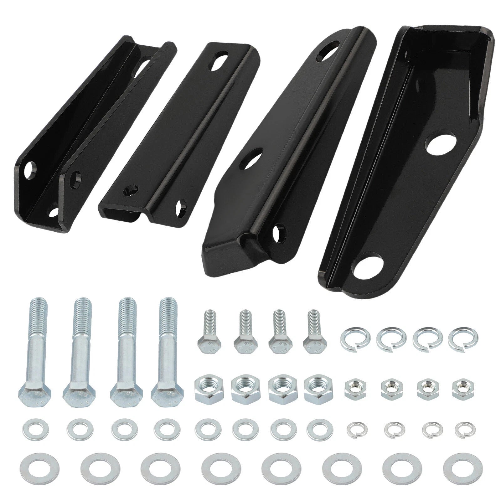 Rear Shock Relocation Brackets Kit for Chevy C10 GMC C15/C1500 (1963–1972)