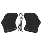 Black Leather Heat Saddle Shield Deflector for Harley Sportster