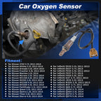 Oxygen Sensor Set of 2 for Nissan 370Z 3.7L (2011–2014)