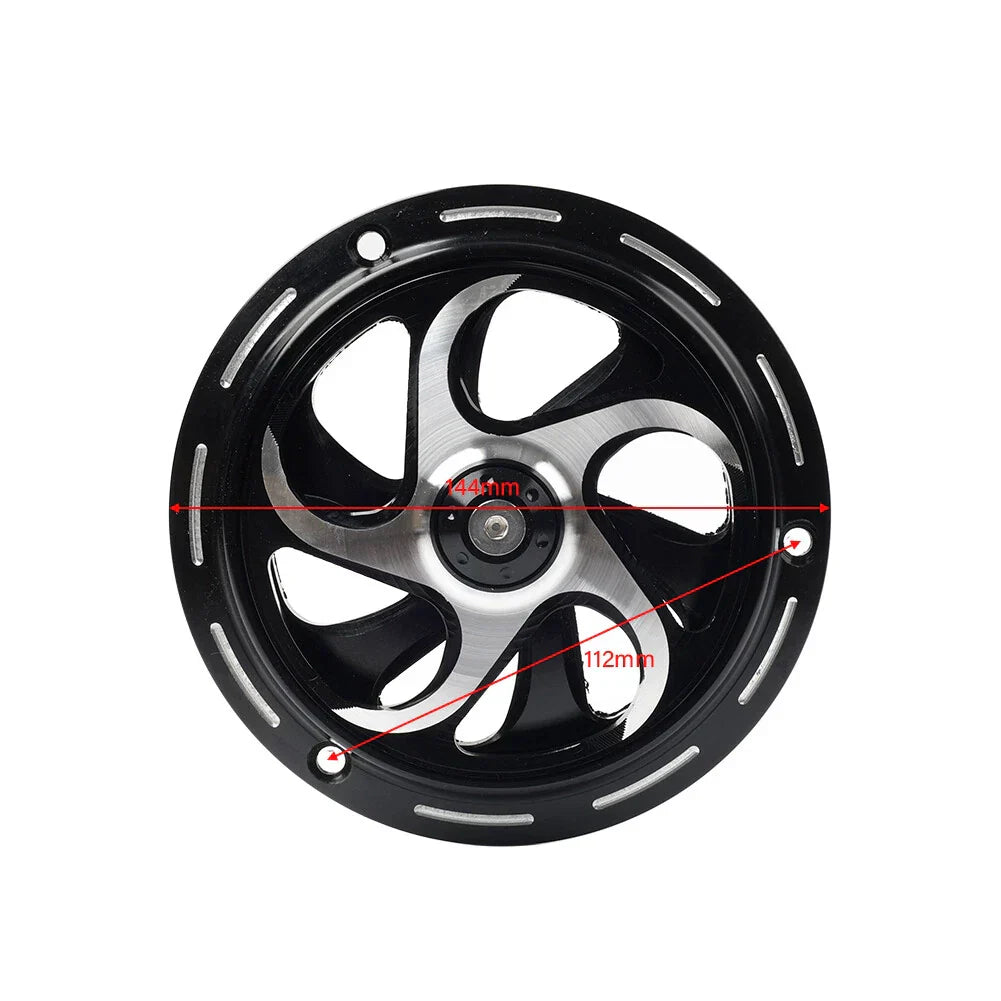 Red Radiator Cooling Fan Cover for Vespa Sprint Primavera 150 (2013-2023)