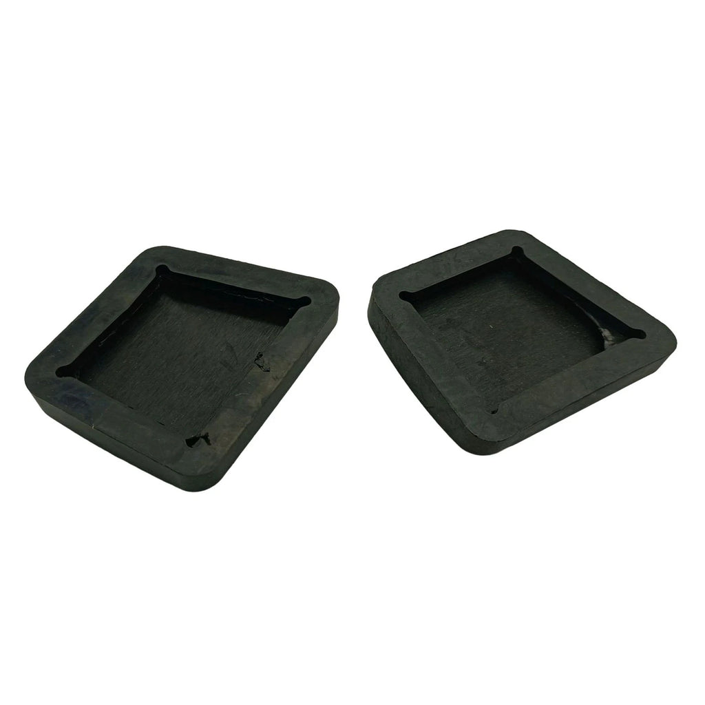 Set of 2 Rubber Clutch & Brake Pedal Pads for Mustang (1979–1993)