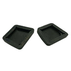 Set of 2 Rubber Clutch & Brake Pedal Pads for Mustang (1979–1993)
