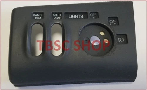 Headlight Switch Panel for Lincoln Mark VIII (1993–1996) Black
