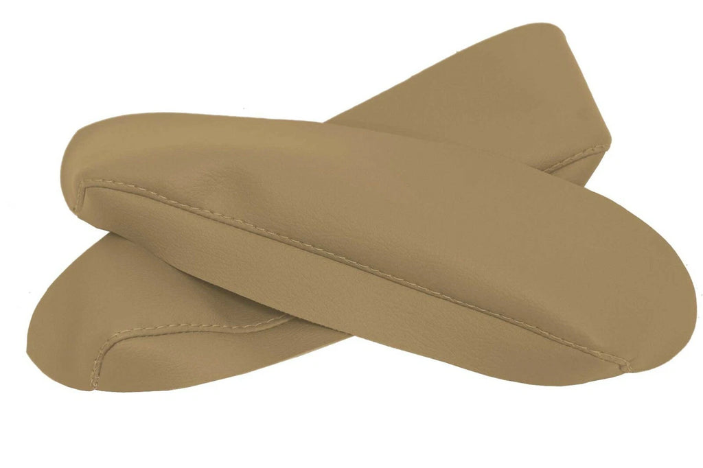 Leather Console Lid Armrest Cover for BMW E38 (1995–2001) Beige