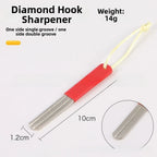 Stainless Steel Hook Sharpener for Anglers (3 Groove Patterns)
