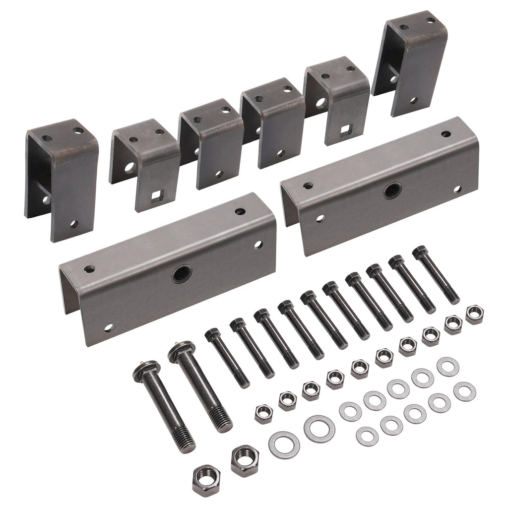 Tandem Axle Slipper Spring Trailer Hanger Kit for 2" Wide Slipper Spring
