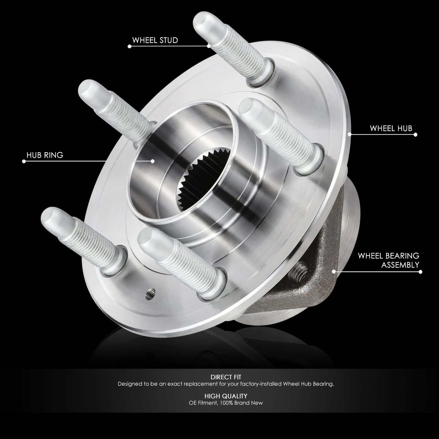 Wheel Bearing & Hub for Cadillac CTS, Chevy Camaro (2009–2016)
