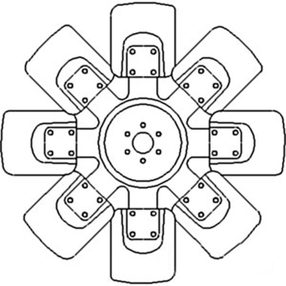 FAN 8 BLADE for John Deere 4640, 4840 (AR85893)