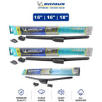 Set of 3 Michelin Optimum+ Ceramic Beam Wiper Blades for Ford (1979–1982)