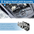 Hood Latch Assembly for Volkswagen Rabbit (2006–2009) No. 1KD823509