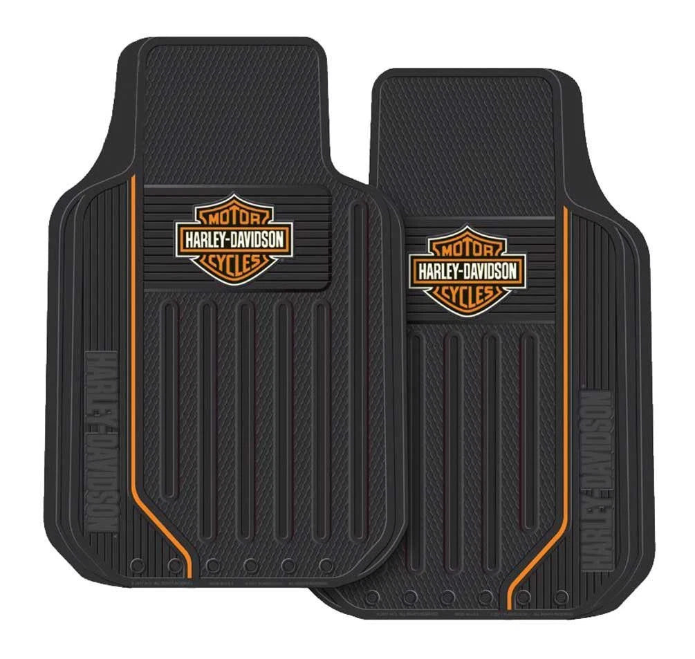 Rubber Floor Mats for Harley Davidson Motorcycle