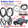 Weatherstrip Rubber Seal Complete Set 6 Fits Toyota Hilux Tiger LN145 2D 1998-04
