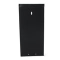 Black Leather Gas Tank Panel Bib for Harley (No Design, Smooth)