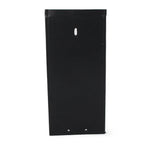 Black Leather Gas Tank Panel Bib for Harley (No Design, Smooth)