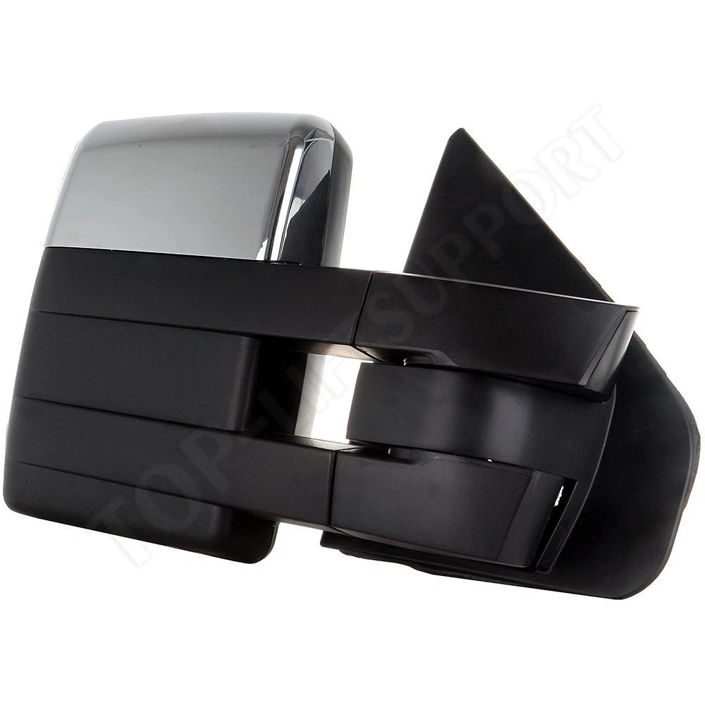 Set of 2 Chrome Power Heated Tow Mirrors for F150 (2007–2014)