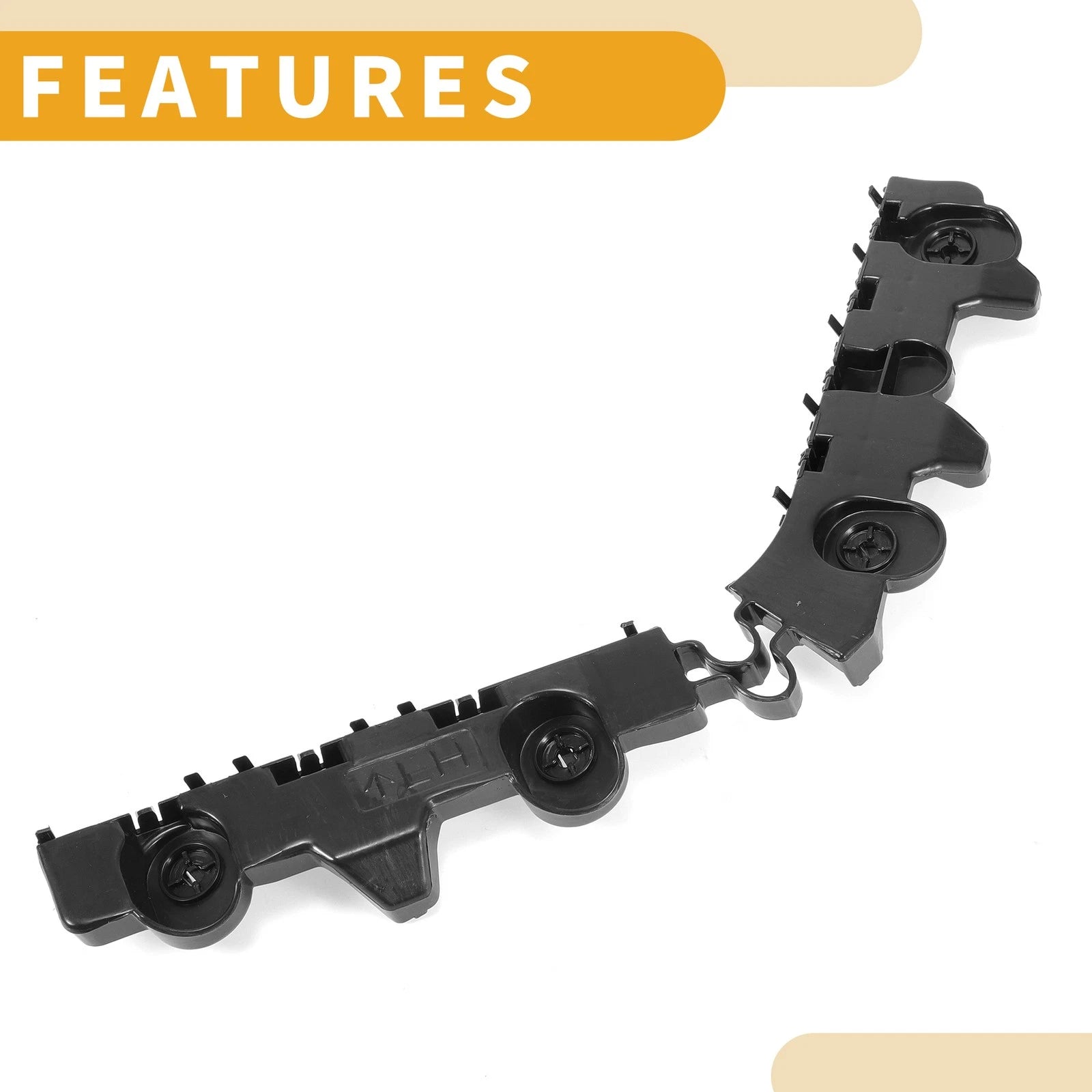 LH Rear Bumper Support Bracket for Nissan Altima (2019–2020) 1 Pc Black ABS