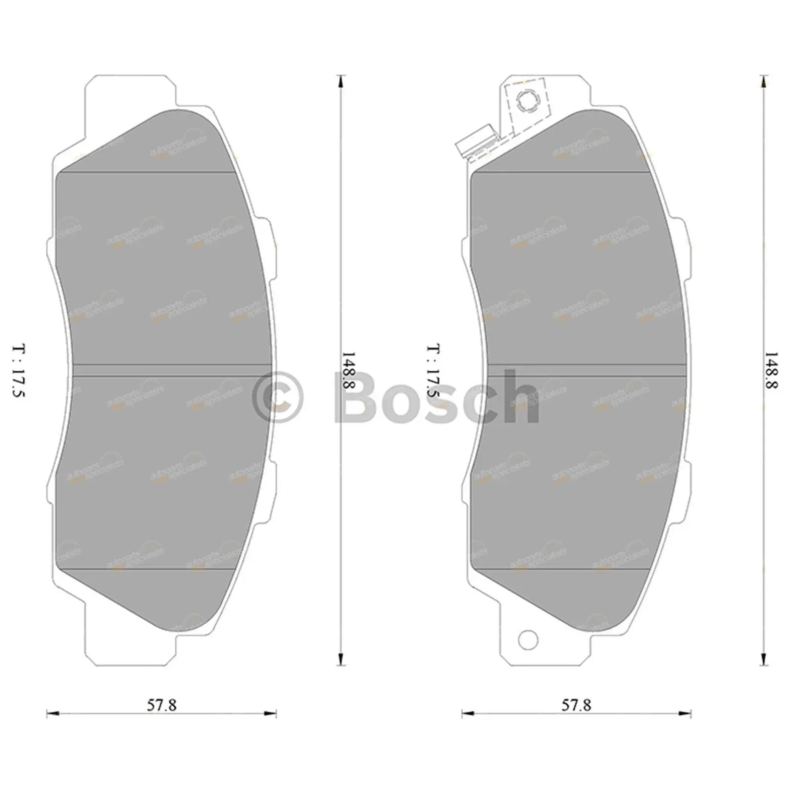 Wagner 2.2L Front Disc Brake Pad Set for Honda Prelude (1994 - 2001)