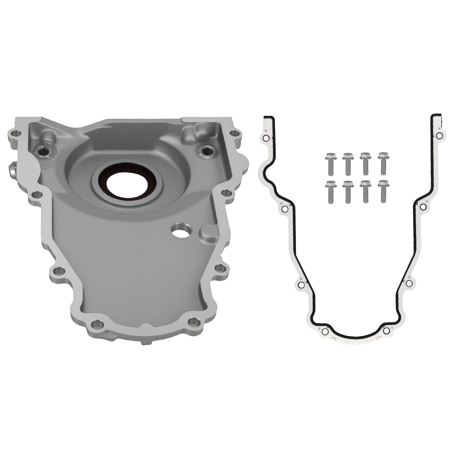 Aluminum Timing Cover for Gen 4 GM LS Series (10AN) with Gasket & Screws Kit