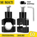 2X 1" 25mm Handlebar Riser Mount Clamp Adapter for Universal Motorcycle