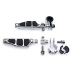 Chrome Highway Stiletto Flat FootPeg Clamp Kit for Honda GoldWing GL180