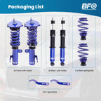 BFO Full Coilovers Height Adjustable Shocks Springs Kit for Scion tC (2011–2016)