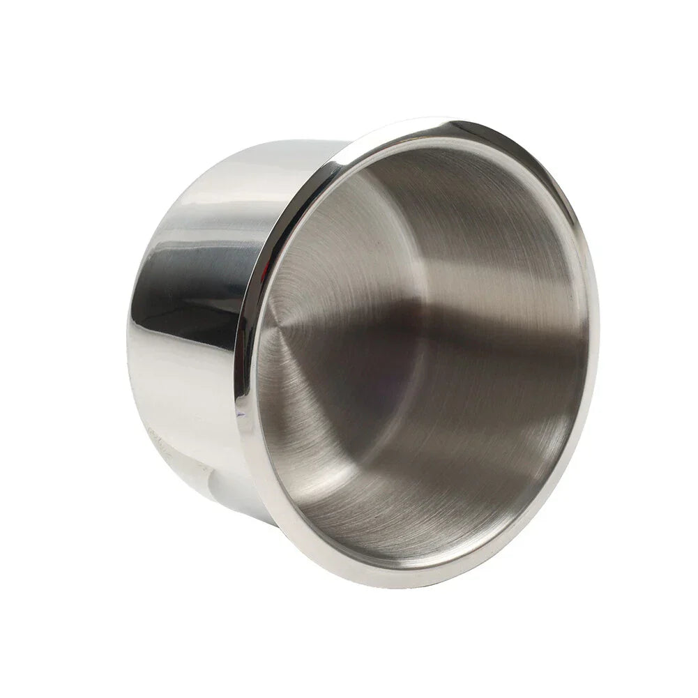Stainless Steel Cup Holder for Poker Table, Yacht, Boat, RV, Car, Truck