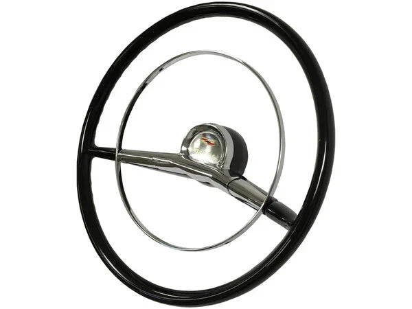 Steering Wheel 16 inch Replacement with Horn Ring for 1957 Chevy Bel Air