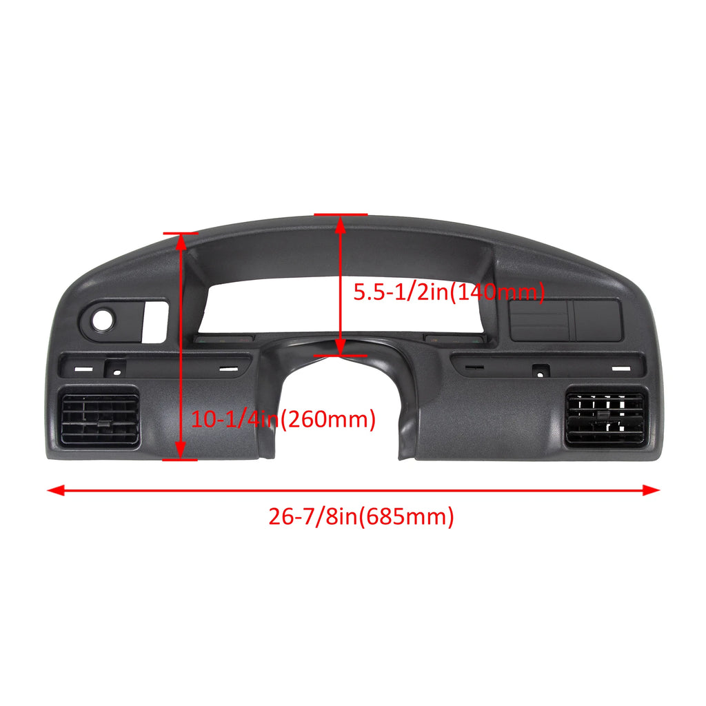 Instrument Cluster Dash Panel Bezel Cover for Ford Bronco F150 F250 (1992–1997)