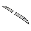 Stainless Black Mesh Grille for Chrysler 300C/S (2015–2023)