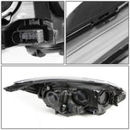 Pair Chrome Housing Amber Corner Headlights for Ford Focus (2012–2014)