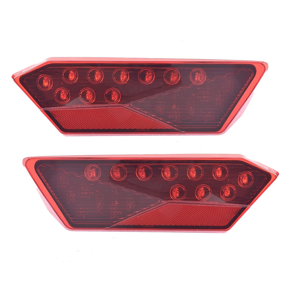 Tail Lights for Polaris RZR Turbo 1000 XP 900 (2014) - Red Pair