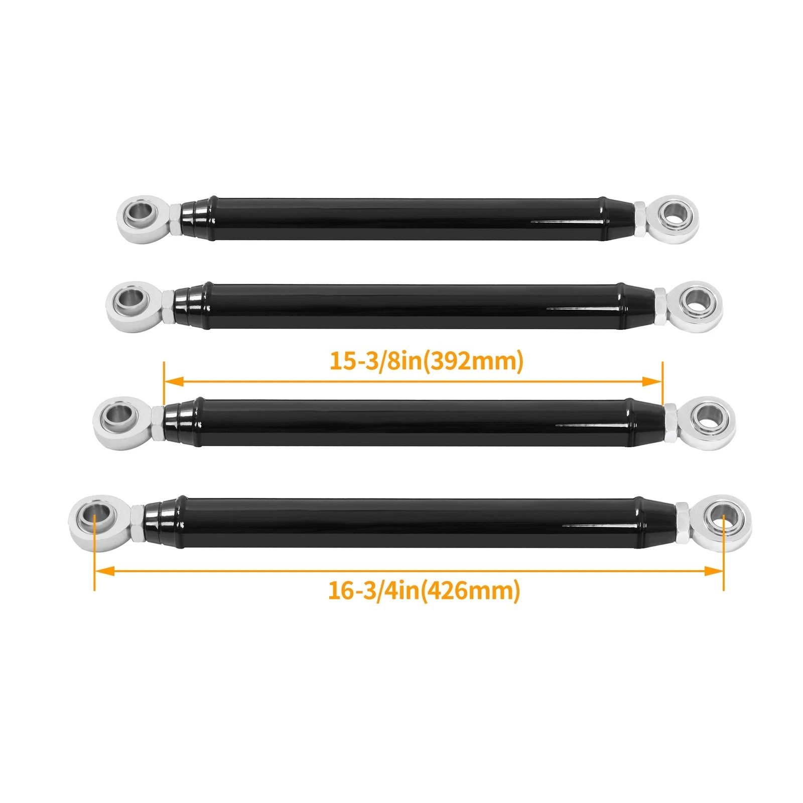 Set of 4 Heavy Duty Radius Arms for Honda Talon 1000X (2019–2024)