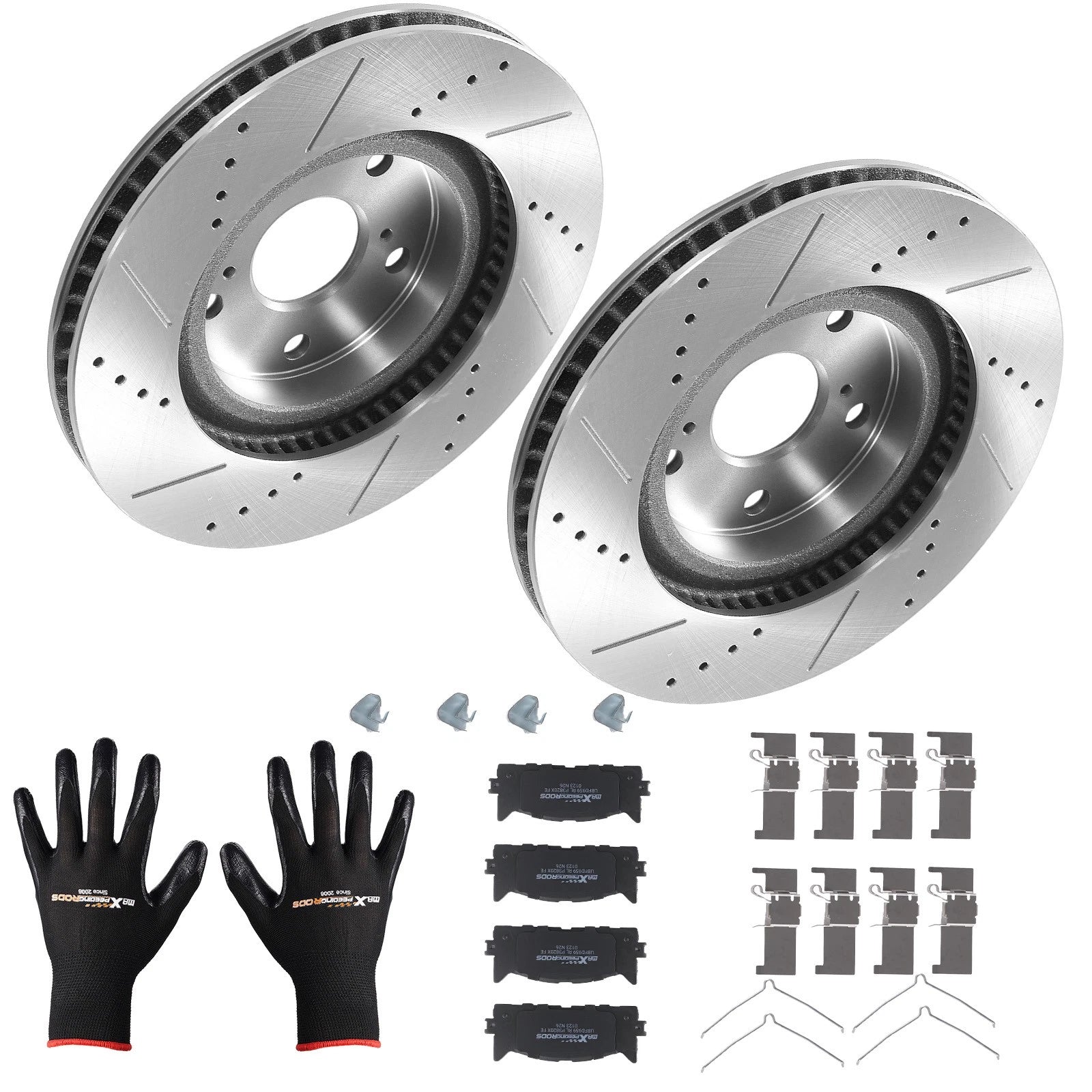 Front Brake Rotors and Pads Kit for Toyota Avalon Camry/Lexus ES300h ES350 (2013–2020) 31434