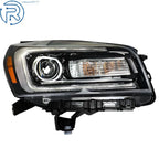Halogen w/LED Tube Black Projector Headlight for GMC Acadia (2013–2016) Right