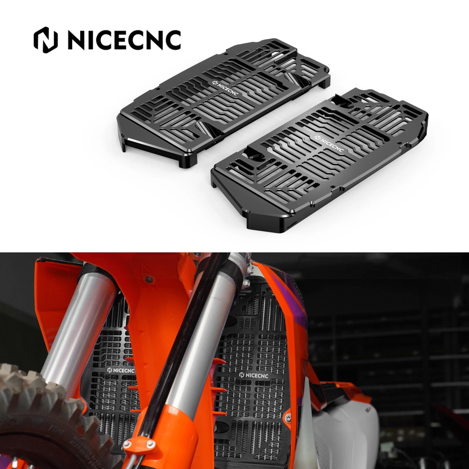 Radiator Guards for KTM 125-500 SX XC F EXC F XC-W XCF-W (2024–2026)