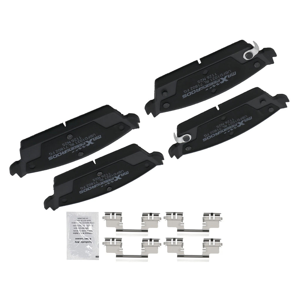 Set of 4 Rear Ceramic Brake Pads for Chevrolet Suburban Tahoe (2007–2014)