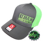 Duramax Diesel Hat for DMAX Truck (L/XL) - Flex Fit Grey Green Mesh Back