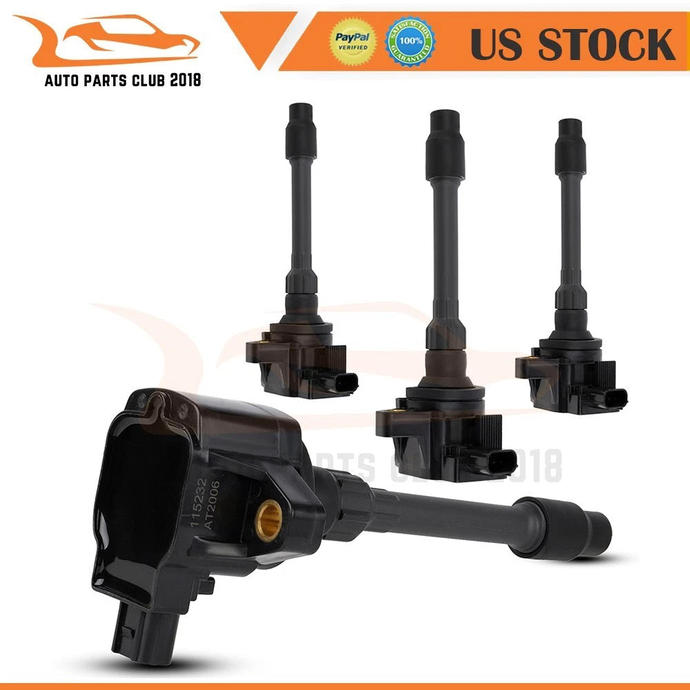 Set of 4 Ignition Coils for Honda Fit (2015–2020)