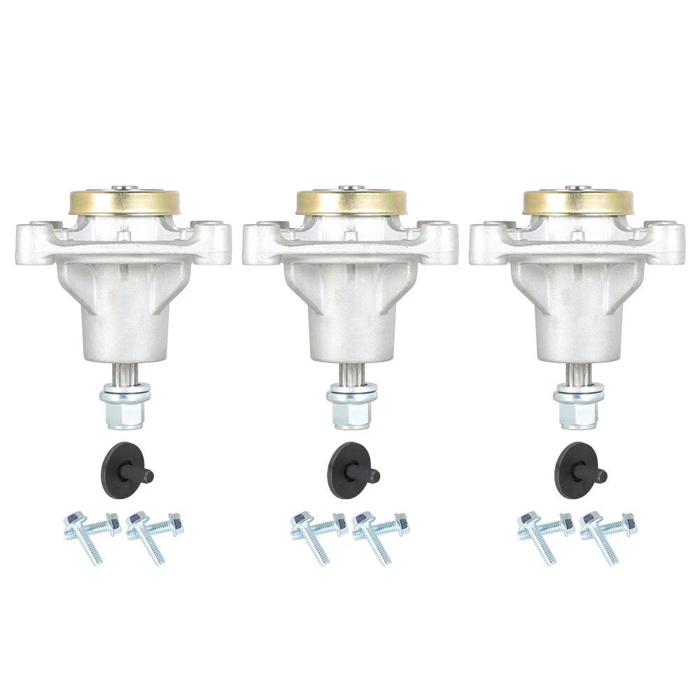 Set of 3 Spindles for Hustler Raptor Limited 36 42 52 Inch Deck