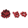 62X Engine Bolt Caps Cover Kit for Harley Road King Street Glide (2007–2016) Red