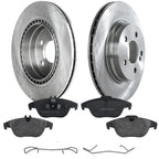 Brake Disc Rotors and Pads Kit for MB Mercedes C Class E Coupe